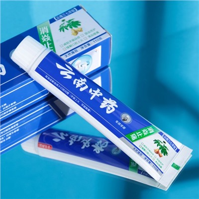 Зубная паста китайская традиционная на травах с шеффлерой, противовоспалительная, 110 г