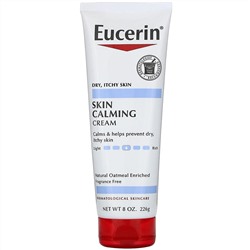 Eucerin, Успокаивающий крем, для сухой раздраженной кожи, без отдушек, 226 г (8 унций)