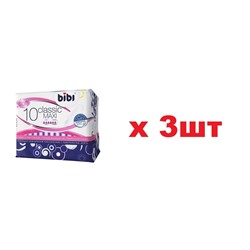 Bibi Прокладки гигиенические Classic Maxi Soft 10шт 3шт