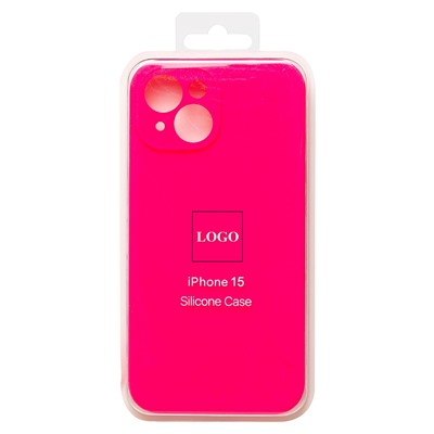 Чехол-накладка ORG Soft Touch с закрытой камерой для "Apple iPhone 15" (pink) (230161)