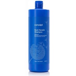 Concept Шампунь для восстановления волос (Nutri Keratin shampoo), 1000 мл