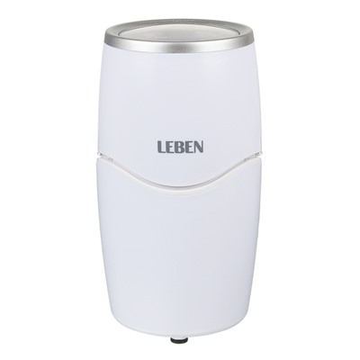 Кофемолка электрическая LEBEN 200 Вт, покрытие софт тач, роторного типа