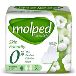 Прокладки гигиенические Molped Pure&Soft Normal 8 шт