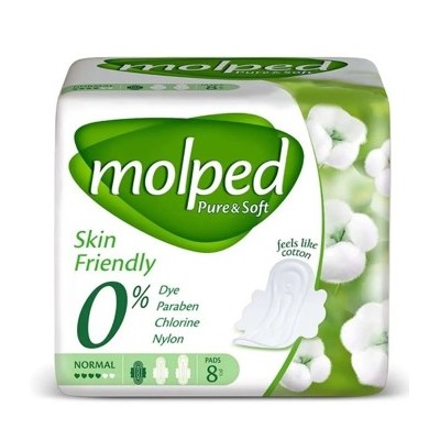 Прокладки гигиенические Molped Pure&Soft Normal 8 шт