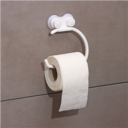 Держатель для туалетной бумаги на присосках, 14,5×15×3 см