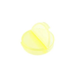 Контейнер пластик Т-33 d-55мм Гамма желтый/прозрачный