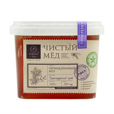 Мёд чистый "Черноклёновый" Peroni, 500 г