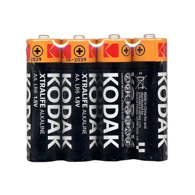 Батарейка AA Kodak xtralife LR6 (4-BL) (80/400)