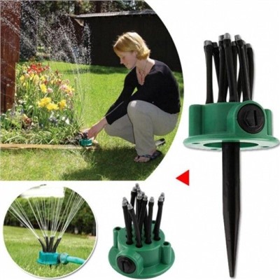 Ороситель садовый спринклер для газона Multifunctional Sprinkler 360