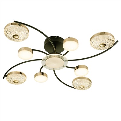 Потолочный светильник Escada 10208/8 LED*110W Black/Gold