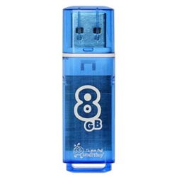 Флэш накопитель USB  8 Гб Smart Buy Glossy (blue) 24955