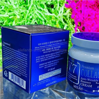 Омолаживающий крем с коллагеном Mizac Premium V7 Collagen Anti-Wrinkle Essence Cream 80ml (125)