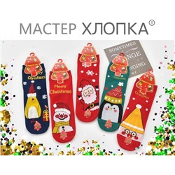 Носки детские новогодние  (5 пар) арт.DA7045 (разм 1-4 )