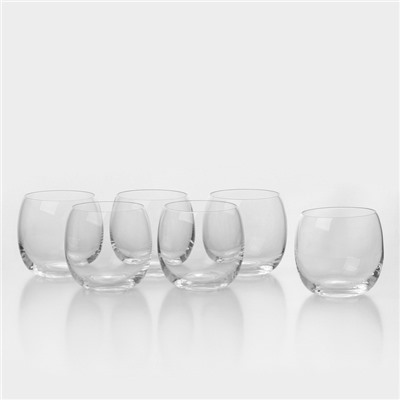 Набор стеклянных стаканов для воды «Баблс», 485 мл, 6 шт
