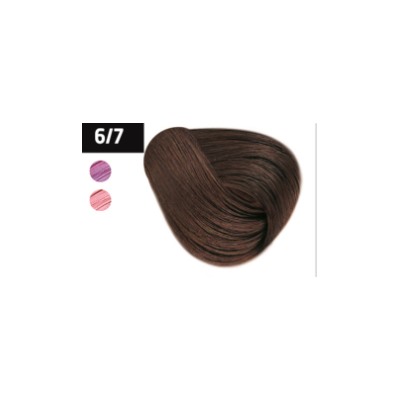 OLLIN SILK TOUCH  6/7 темно-русый коричневый 60мл Безаммиачный стойкий краситель для волос