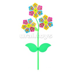 Ветерок "Красивые бабочки в цветах" 55*50*40 см