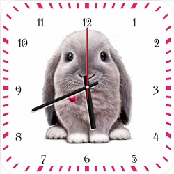 Часы с кроликом 930