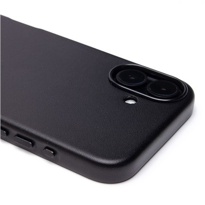 Чехол-накладка ORG SM002 экокожа SafeMag для "Apple iPhone 16 Plus" (black) (234498)