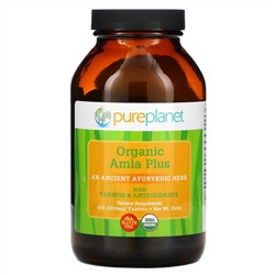 Pure Planet, Препарат Amla Plus, 500 мг, 500 таблеток
