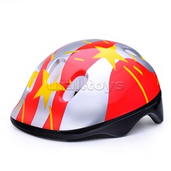 Защитный шлем для детей "Звезды" красный