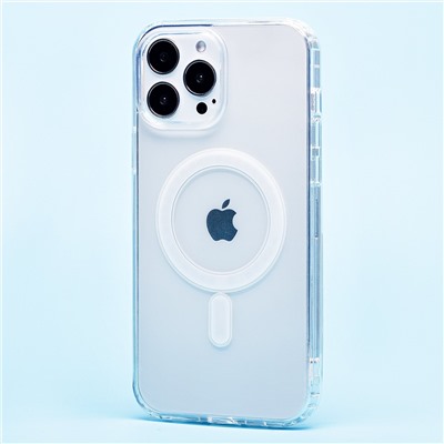 Чехол-накладка - SM006 SafeMag для "Apple iPhone 13 Pro Max" (прозрачный)
