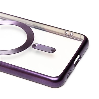 Чехол-накладка - SM027 SafeMag для "Samsung Galaxy S21FE" (dark violet)