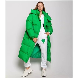 Пальто #КТ8255, зеленый