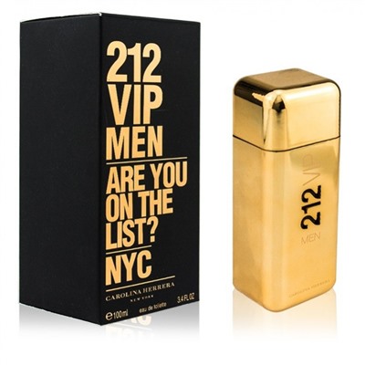 Туалетная вода Carolina Herrera 212 Vip Men Are You On The List Nyc мужская