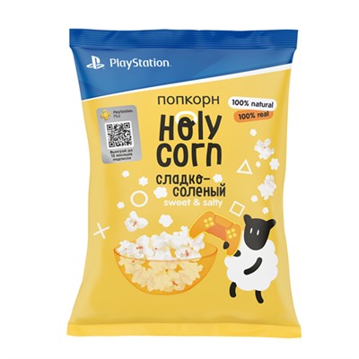 Попкорн "Сладко-солёный" Holy Corn, 30 г