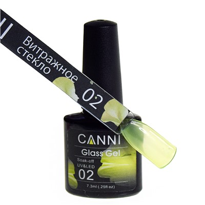 Canni Glass Gel, витражное стекло № 02