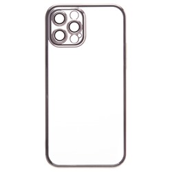 Чехол-накладка - PC073 с закрытой камерой для "Apple iPhone 12 Pro" (silver) (213794)