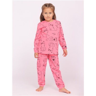 Пижама для девочки Cherubino CSKG 50089-27 Розовый