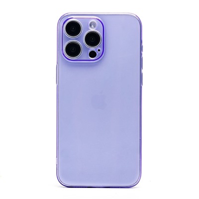 Чехол-накладка - SC344 для "Apple iPhone 15 Pro Max" (transparent/violet) (232004)