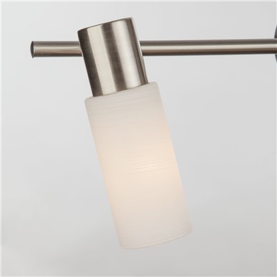 Настенный светильник со стеклянными плафонами 20043/3 сатин-никель