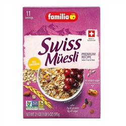 Familia, Swiss Muesli, Premium Recipe, 21 oz (595 g)
