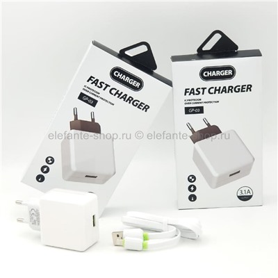 Зарядное устройство CHARGER GP-03 White (15)