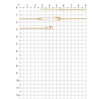 Браслет из золочёного серебра - Булавка 450-10-400з