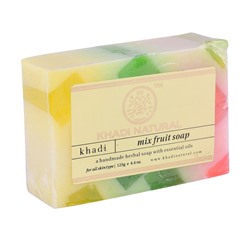 Khadi Mix Fruit Soap / Кхади Мыло "Фруктовый Микс" 100г.