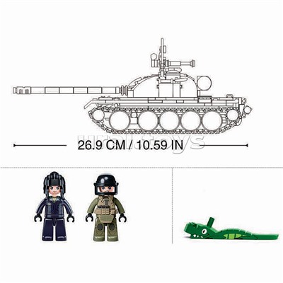 Конструктор "Танк T54C" (604 дет.)