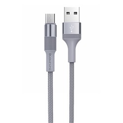 Кабель USB - micro USB Borofone BX21 Outstanding (повр. уп.)  100см 2,4A  (gray)