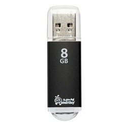 Флэш накопитель USB  8 Гб Smart Buy V-Cut (black)