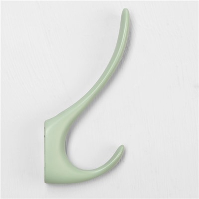 Крючок мебельный CAPPIO HEEL, двухрожковый, зеленый