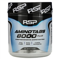 RSP Nutrition, AminoTabs 8000 Plus, 325 таблеток