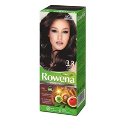 Rowena soft silk Стойкая крем-краска для волос тон 3.3 горький шоколад
