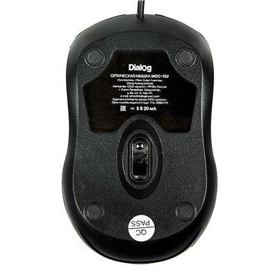 Мышь оптическая Dialog Comfort MOC-15U (black)