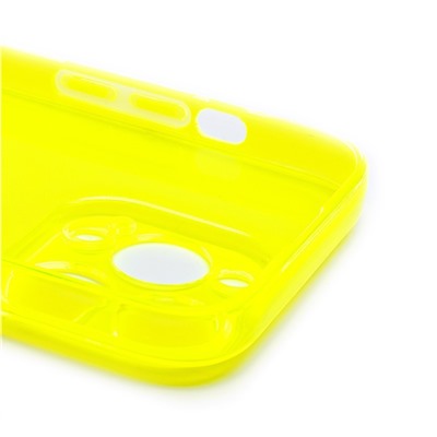 Чехол-накладка - SC344 для "Apple iPhone 14 Pro" (transparent/yellow) (232021)