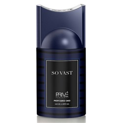 Дезодорант-спрей Prive SO VAST Парфюмированный для мужчин , пряный аромат, 250 мл