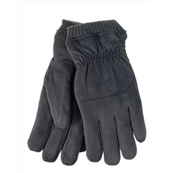 Утеплённые мужские перчатки цвет серый