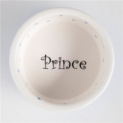 Миска керамическая "Prince" 100 мл  малая 8,5 х 3,5 см, голубая