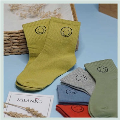 Детские хлопковые носки  (Узор 1) MilanKo D-222